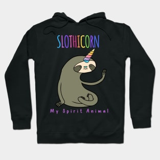 Sloth Unicorn Slothicorn Spirit Animal Hoodie